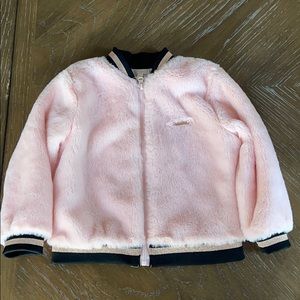 Toddler girls faux fur jacket